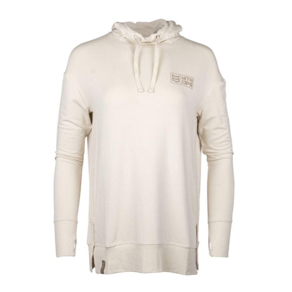 NWOT Mtn Ops Beige Bella Hoodie Sweatshirt Women's Medium